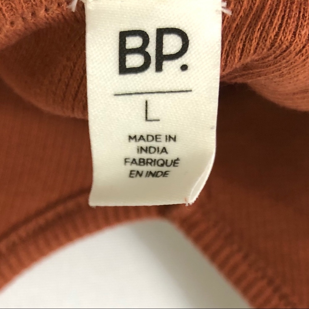 X SOLD X BP Rust Sequoia Ribbed Thong Bodysuit - Picture 7 of 7